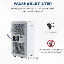 10000 BTU Mobile Portable Air Conditioner Ac Unit with RC, for Bedroom, White