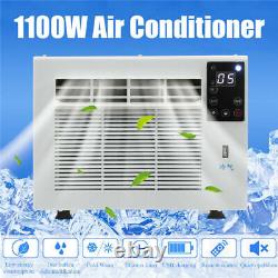 1100W 3754BTU Window Desk Air Conditioner Cooler Heater Time + Exhuast Pipe