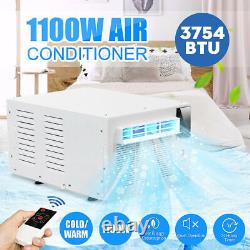 1100W 3754BTU Window Desk Portable Air Conditioner Heating Cooling Cold Warm