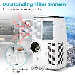 12000 BTU Portable Air Conditioner Cooler 5-in-1 Fan Dehumidifier Remote Control