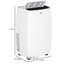 12000 BTU Quiet Mobile Air Conditioner for 28m², with 24H Timer On/off