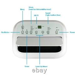 12000 BTU SMART WIFI App-controllable Portable Air Conditioner with heatpump