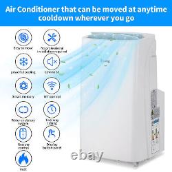 12,000 BTU Portable Air Conditioner 4-in-1 Air Cooler Heating Fan & Dehumidifier