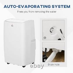 12,000 BTU Portable Air Conditioner Unit with Remote, 24H Timer, 25m