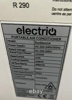 14000 BTU electriQ EcoSilent 14 Portable Air Conditioner