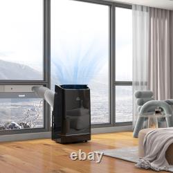 14,000 BTU Smart Air Conditioner with WiFi Control, Window Kit, Wheels