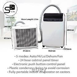 15000 BTU Portable Air Conditioner with Timer Inverter Split Remote Control