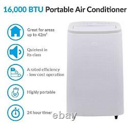 16000 BTU Quiet Portable Air Conditioner Mobile Air Conditioner & Dehumidifier