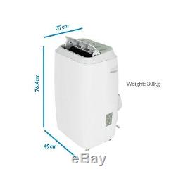 18000 BTU Portable Air Conditioner Mobile with Heat Pump for Large Room