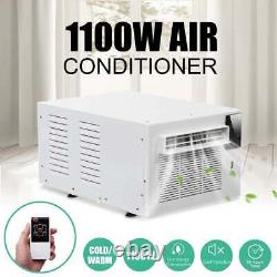 220V Portable 3754 BTU AC Air Conditioner Dehumidifier Fan Remote With UK Plug
