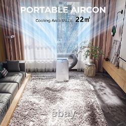 3 In 1 Mobile Air Conditioner Portable Air Cooler 24H Timer Remote Control 22m²