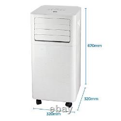 3-in-1 Portable Air Conditioner, 7000 BTU, Igenix IG9907, White Damaged Box