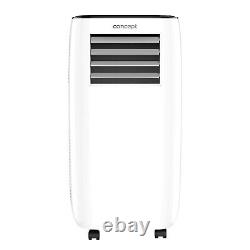 3in1 Portable Air Coditioner with Wheels Remote 8000 BTU Timer Dehumidifer Fan