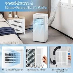 4-in-1 9000 BTU Portable Air ConditionerAir Cooling Fan Dehumidifier AC Unit