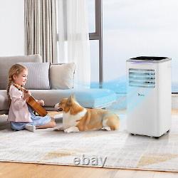 4-in-1 9000 BTU Portable Air Conditioner Air Cooling Heating Fan Dehumidifier UK