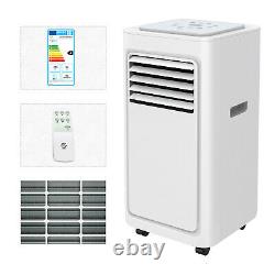 4in1 Eco 7000BTU Air Conditioner Portable Conditioning Unit with Remote Class A