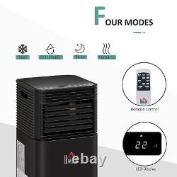 5000 BTU Portable Air Conditioner 4 Modes LED Display Timer Home Office HOMCOM