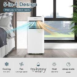 5-in-1 7000 BTU Portable Air Conditioner Cooling Heating Fan Dehumidifier WIFI