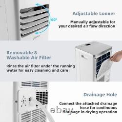 7000BTU Air Conditioner 3-in-1 Air Cooling Fan Dehumidifier with Remote Control