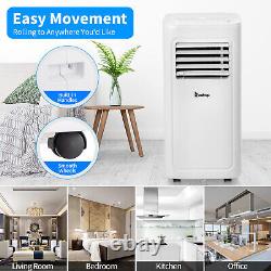 7000 BTU Air Conditioner 3-in-1 Air Cooling Fan Dehumidifier Remote Control Wifi