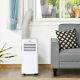 7000 Btu Mobile Air Conditioner Portable Ac Unit With Rc, For Bedroom, White