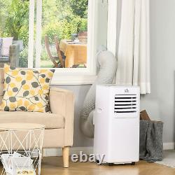 7000 BTU Mobile Air Conditioner Portable AC Unit with RC, for Bedroom, White