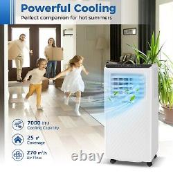 7000 BTU Portable Air Conditioner 4 in 1 Floor AC Unit with Fan & Dehumidifier