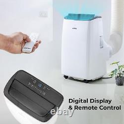 7000 BTU Portable Air Conditioner AC 4-in-1 AC Window Venting Kit Remote Control