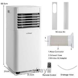 7000 BTU Portable Air Conditioner with 2 Wind Speeds and Timer