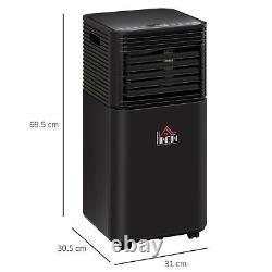 8000 BTU Portable Air Conditioner 4 Modes LED Display Timer Home Office HOMCOM