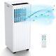 9000btu Portable Air Conditioner 3 Modes Cooler, Fan 24 Timer Home Office White