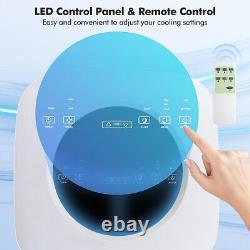 9000BTU Portable Air Conditioner 3-in-1 Rolling Dehumidifier Fan Remote Control