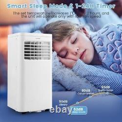 9000 BTU 4-in-1 Portable Air Conditioner with Sleep Mode
