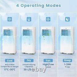 9000 BTU 4-in-1 Portable Air Conditioner with Sleep Mode