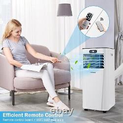 9000 BTU Portable Air Conditioner 3-in-1 AC Unit Remote Control Fan & Sleep Mode