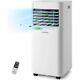 9000 Btu Portable Air Conditioner 3-in-1 Air Cooler With Fan & Dehumidifier Mode W
