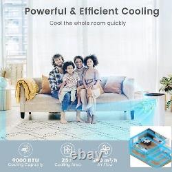 9000 BTU Portable Air Conditioner 5 in 1 Smart WiFi Enabled AC Sleep Mode