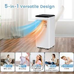 9000 BTU Portable Air Conditioner 5 in 1 Smart WiFi Enabled AC Sleep Mode