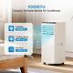 9000 Btu 3-in-1 Portable Air Conditioner With Sleep Mode 2 Speed Dehumidifier