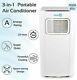 Air Conditioner 7000-9000 Btu Homiu Timer 3mode Portable Aircon Cooling 24hr Fan