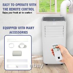 Air Conditioner 9000 BTU 3-In-1 Air Conditioner, Dehumidifier 25L/Per Day & Cool
