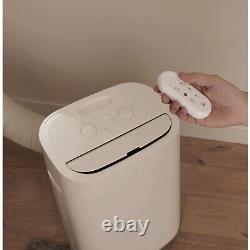 Air Conditioner Electric Cooler 4500BTU Portable Remote Control White Wheeled