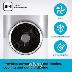 BLACK+DECKER 12000 BTU Portable 3-in-1 Air Conditioner Dehumidifier Cooling Fan