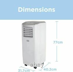 BLACK+DECKER BXAC40006GB 9000 BTU Portable 3-in-1 Air Conditioner, Dehumidifier