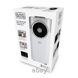 BLACK+DECKER BXAC40008GB Portable 3-in-1 Air Conditioner 24HR Timer, White