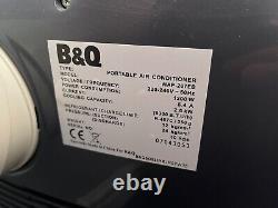 B&Q Silver & Grey Portable Air Conditioner with Hose & Remote WAP-267EB 9000 BTU