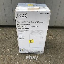 Black + Decker Bpact14wt Portable Air Conditioner 14000 Btu Self