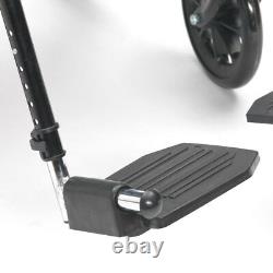 Certified Refurbished Drive Black Sport Mag Wheels Folding Steel Wheelchair