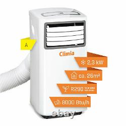 Climia CMK 2600 Mobile Air Conditioning Unit, 3-in-1 with 8000 BTU/h-Mobile Air Conditioner