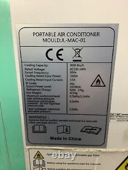 Corlitec JL-MAC-01 3-in-1 Portable Air Conditioner 9000 BTU AC, White + Remote